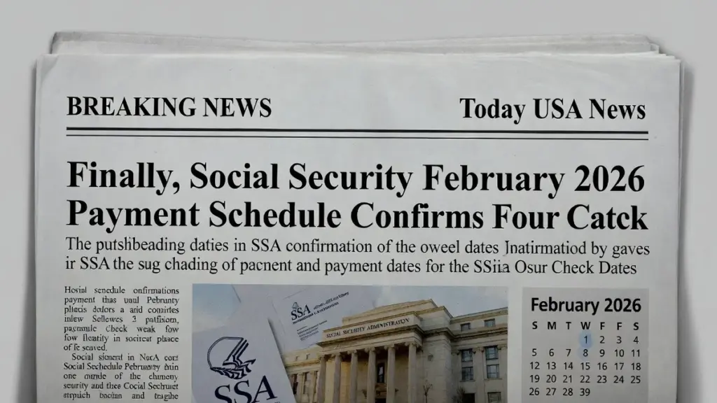 Finally Social Security Feburary 2026